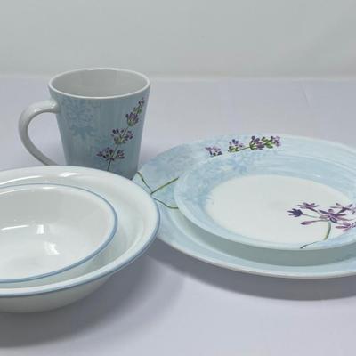 Set of Corelle Summer Meadow Dinnerware