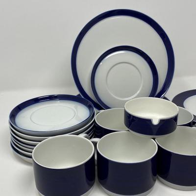 Rosenthal Germany K Composition Cobalt Blue Dinnerware - Discontinued