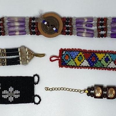 The Micro-Bead and Tube Bead Bracelet Lot