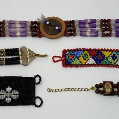 The Micro-Bead and Tube Bead Bracelet Lot