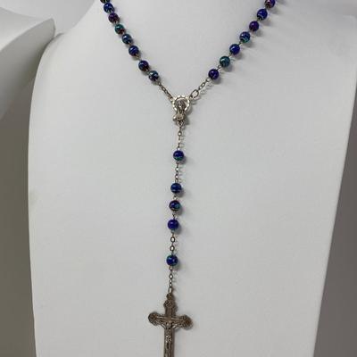 The Glass Bead and Pendant Rosary Lot