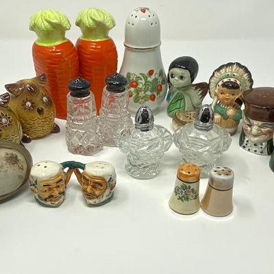 Collection of Salt and Pepper Shakers