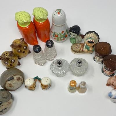 Collection of Salt and Pepper Shakers