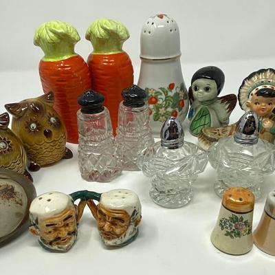 Collection of Salt and Pepper Shakers