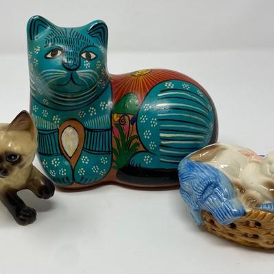 Collection of Cat Figurines