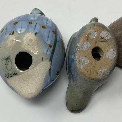 Mexico Tonala Pottery Duck Figurines