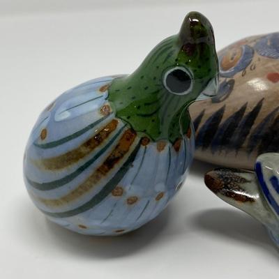 Mexico Tonala Pottery Duck Figurines