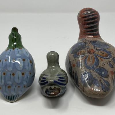 Mexico Tonala Pottery Duck Figurines