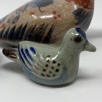Mexico Tonala Pottery Duck Figurines