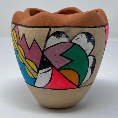 Southwestern Style Hand-Made and Hand-Painted Pottery Art