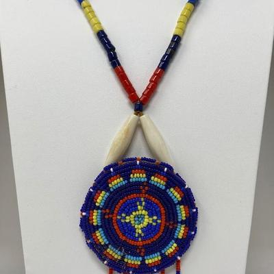 The Multicolor Micro-Bead and Tube Beaded Necklace