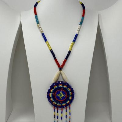 The Multicolor Micro-Bead and Tube Beaded Necklace