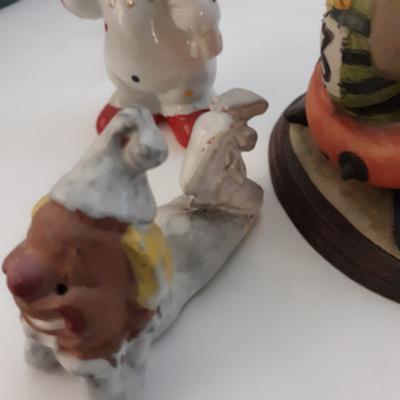 Vintage Figurine Lot -Clowns