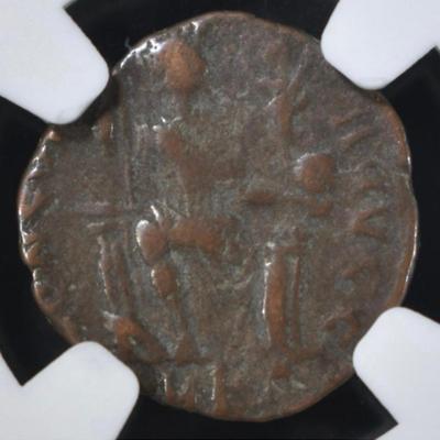 Roman Arcadius Ancient Coin NGC Graded