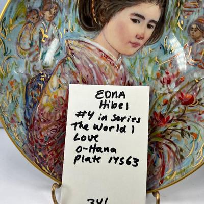 Edna Hibel  Artist  Designer Plate 