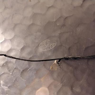 Vintage Forged Aluminum Tray Intaglio design by EMPC
