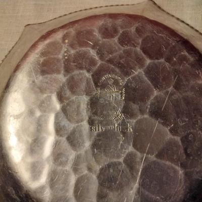 Vintage Trade Continental Mark Hand Wrought Silverlook Aluminum Bowl #797