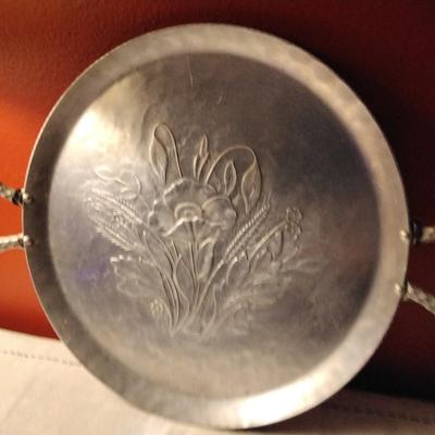 Aluminum Hand Forged Everlast Metal Tray with Handles