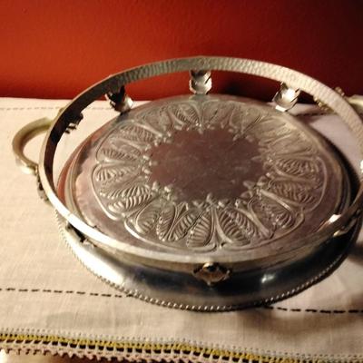 Silverlook hammered aluminum pie plate # 560
