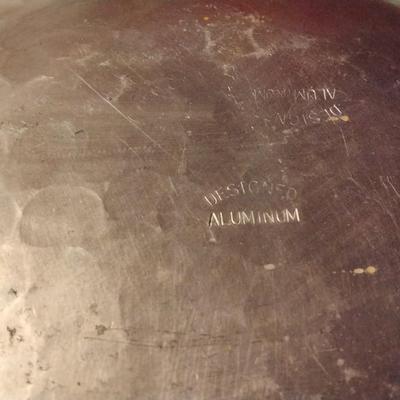 Hammered Aluminum flower patterned tray