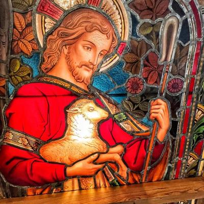 Antique Stained Glass circa 1780â€™s