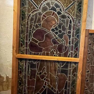 Antique Stained Glass circa 1780â€™s