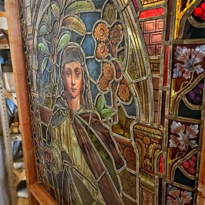 Antique Stained Glass Circa 1780â€™s