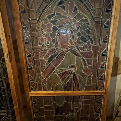 Antique Stained Glass Circa 1780â€™s