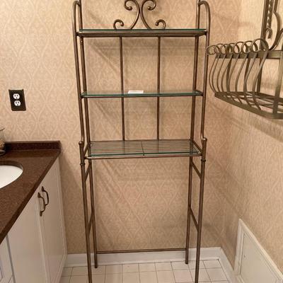 Bathroom / Metal Shelf for Over Toilet