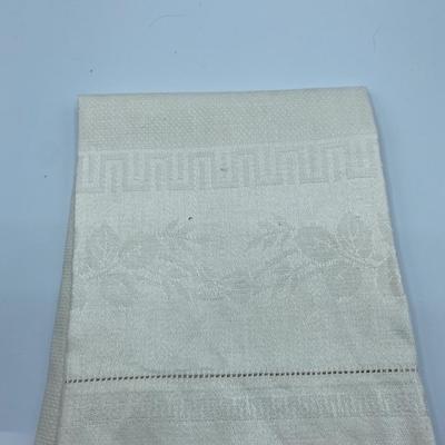 Vintage Damask Hand Towels.