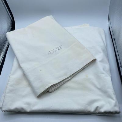 Antique Bed Linens from the Trouseau of Georginana Richardson For Her Marriage to John Squire