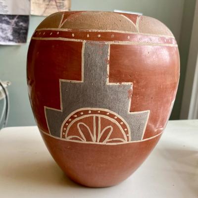 Vintage 1940s Native American Indian Pueblo Pot Naranja CO