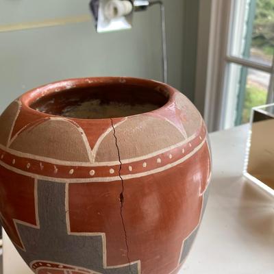 Vintage 1940s Native American Indian Pueblo Pot Naranja CO