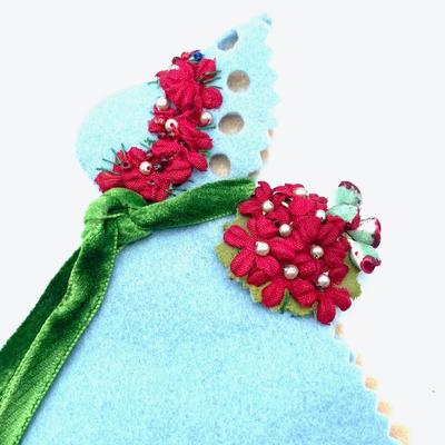 Hand Made Sewing Notion Felt Girl