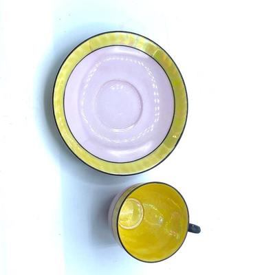 6 Victoria Czechoslovakia Demitasse with Coffee/Espresso Pot