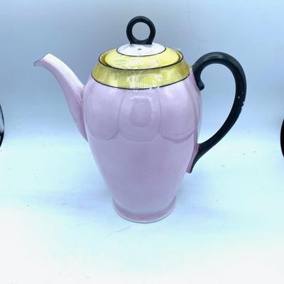 6 Victoria Czechoslovakia Demitasse with Coffee/Espresso Pot