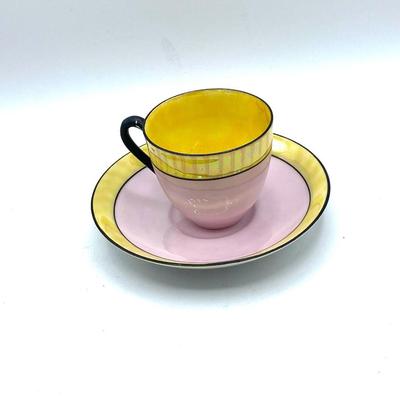 6 Victoria Czechoslovakia Demitasse with Coffee/Espresso Pot