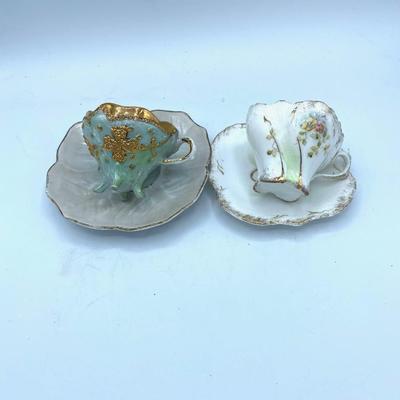 Spectacular Collection of Demitasse/Chocolate Cups and Saucers