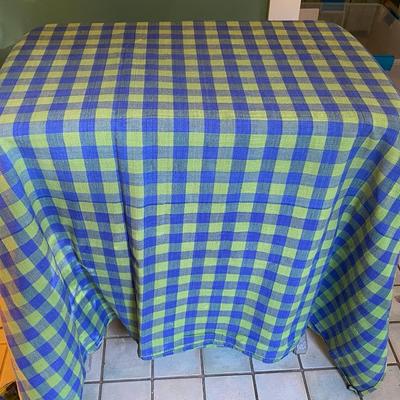 Plaid Heavy Cotton Table Cloth
