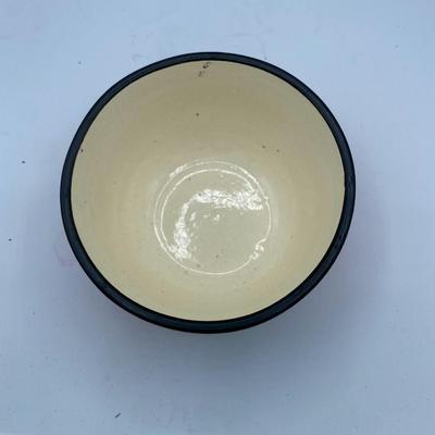Gorgeous  MRAZEK Pottery bowl & plate PEASANT ART INDUSTRY CZECHLOSOVAKIA Handpainted