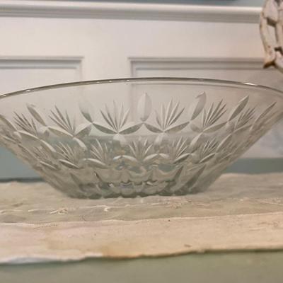 Fine Antique Cut Glass Bowl  Hawkes?