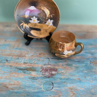 Japanese Tea Cup with Saucer