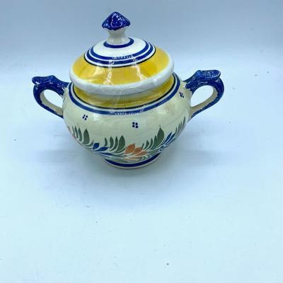 Quimper Henriot Sugar Bowl, France