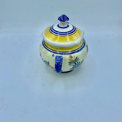 Quimper Henriot Sugar Bowl, France