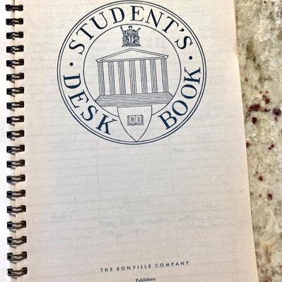 Vintage 1950 Mount Holyoke Desk Book Appointment Book Calendar