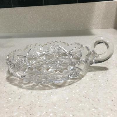 Antique American Brilliant cut glass Nappy