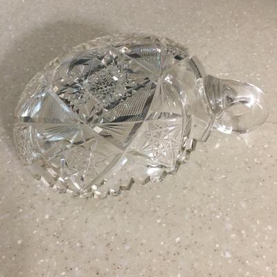 Antique American Brilliant cut glass Nappy