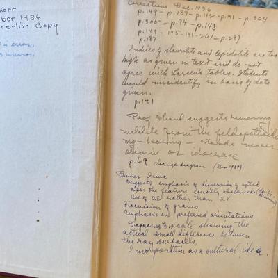 RARE 1936 Paul F. Kerr Signed Correction copy Thin-Section Mineralogy OPTICAL MINERALOGY