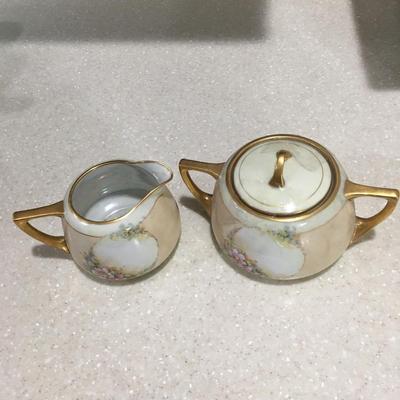 Vintage AP Chase creamer and sugar bowl
