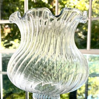 4 Antique Glass Lamp Chandelier Shades from Squire Mansion